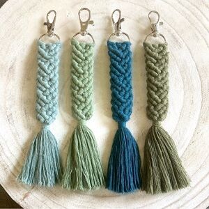 Handcrafted Macramé Keychains